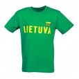 Green Fan T-shirt with Lithuanian Flag